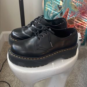 Dr. Martens 1461 Platform Casual Shoe - Black